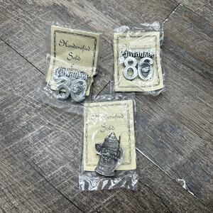 US Jaycees Annual Meeting Milwaukee Pins (3) Pewter